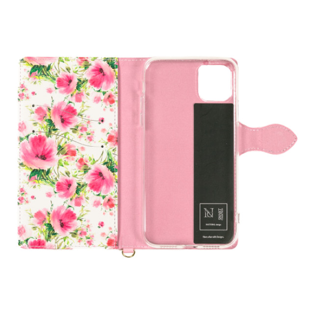 【iPhone12/12 Pro ケース】手帳型ケース Fleur (Pink)サブ画像