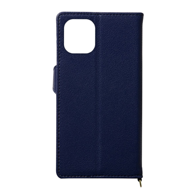 【iPhone12 mini ケース】手帳型ケース Fleur (Navy)goods_nameサブ画像