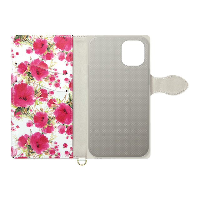 【iPhone12 mini ケース】手帳型ケース Fleur (White)goods_nameサブ画像