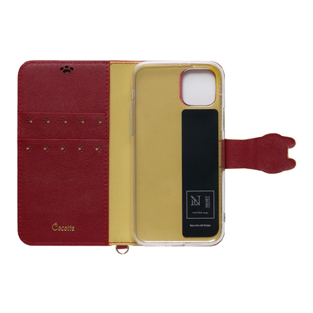 【iPhone12 mini ケース】手帳型ケース Cocotte (Red)goods_nameサブ画像