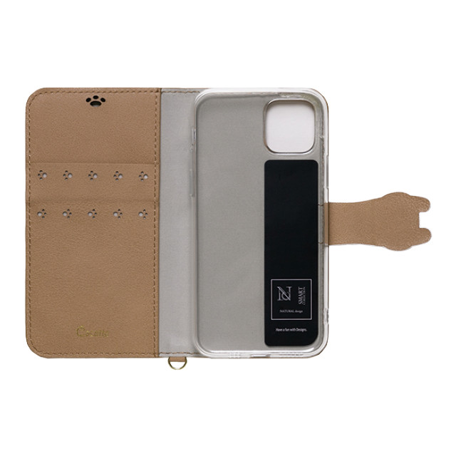 【iPhone12 mini ケース】手帳型ケース Cocotte (Beige)サブ画像