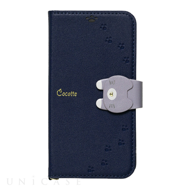 【iPhone12 mini ケース】手帳型ケース Cocotte (Navy)