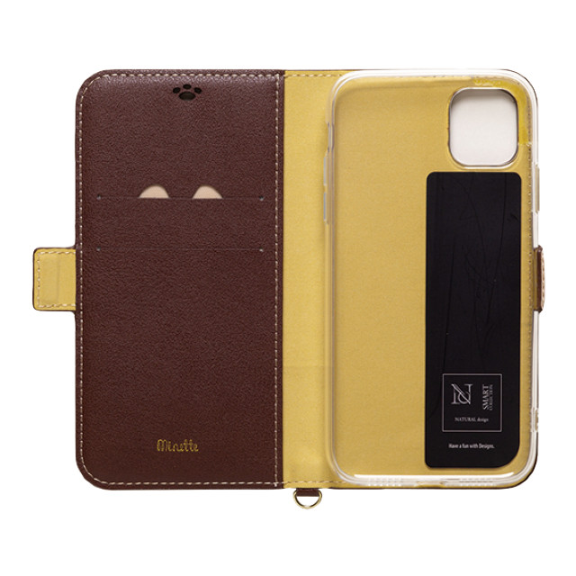 【iPhone12/12 Pro ケース】手帳型ケース Minette (Brown)goods_nameサブ画像