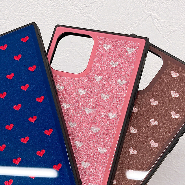 【iPhone12/12 Pro ケース】TILE HEART (NAVY)goods_nameサブ画像