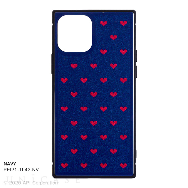 【iPhone12/12 Pro ケース】TILE HEART (NAVY)