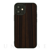 【iPhone12 mini ケース】天然木ケース (Ebony...