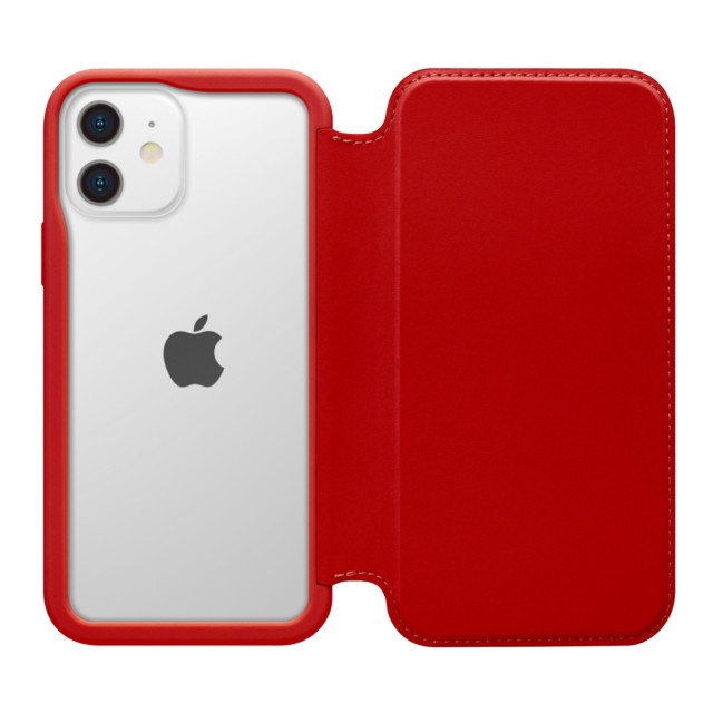 【iPhone12 mini ケース】ガラスフリップケース (レッド)goods_nameサブ画像