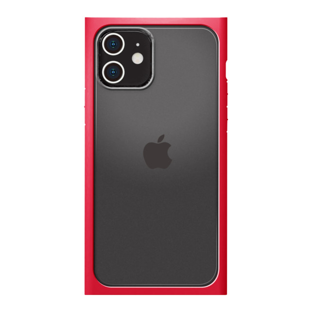 【iPhone12/12 Pro ケース】ガラスタフケース スクエアタイプ (レッド)goods_nameサブ画像