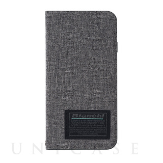 【iPhoneSE(第3/2世代)/8/7/6s/6 ケース】Bianchi Water Repellent Folio Case for iPhoneSE(第2世代) (gray)