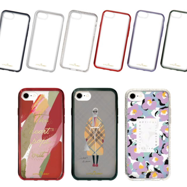 LITTLE CLOSET iPhoneSE(第3/2世代)/8/7/6s/6 着せ替えフィルム (Quilting-girl)goods_nameサブ画像