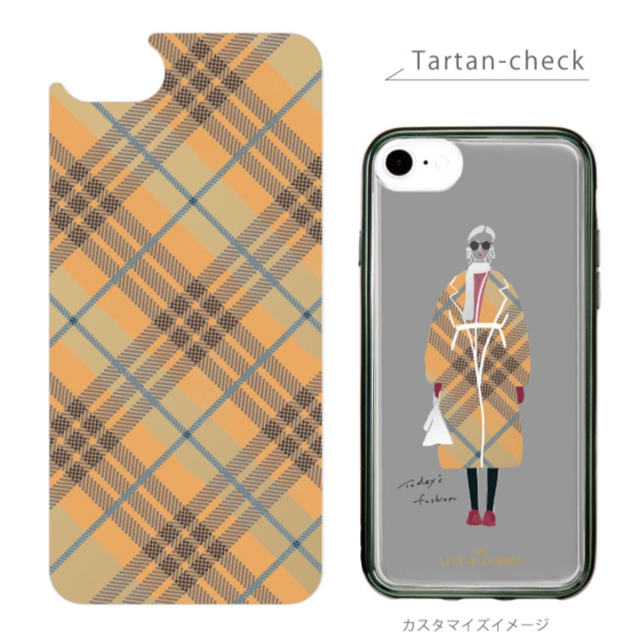 LITTLE CLOSET iPhoneSE(第3/2世代)/8/7/6s/6 着せ替えフィルム (Tartan-check)goods_nameサブ画像