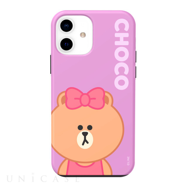 【iPhone12 mini ケース】BASIC DUAL GUARD (CHOCO)