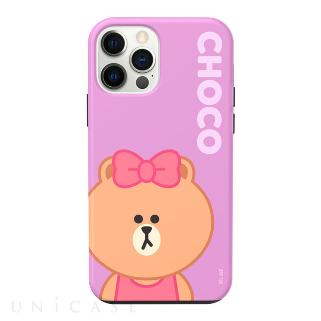 【iPhone12/12 Pro ケース】BASIC DUAL GUARD (CHOCO)