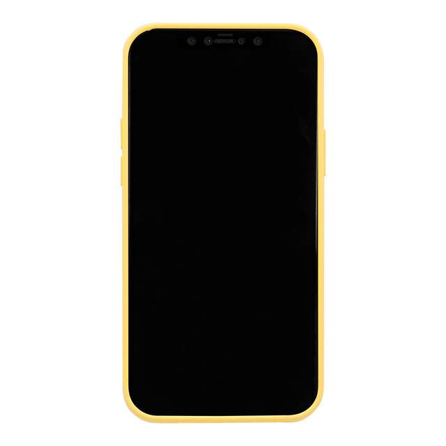 【iPhone12/12 Pro ケース】背面型シリコンケース (イエロー)goods_nameサブ画像