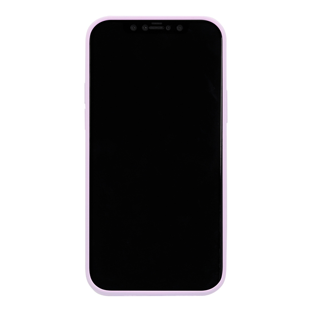 【iPhone12/12 Pro ケース】背面型シリコンケース (パープル)サブ画像