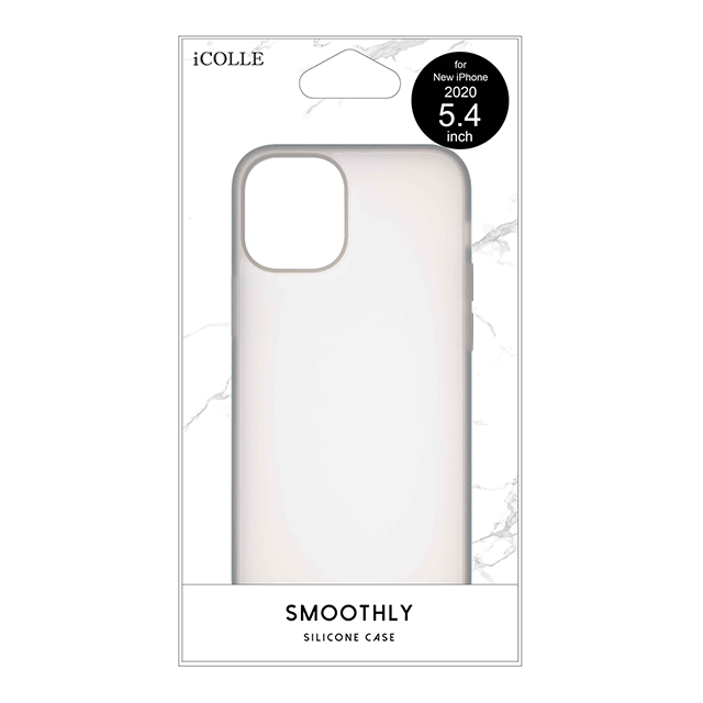 【iPhone12 mini ケース】Smoothly Silicone Case (ブラック)goods_nameサブ画像