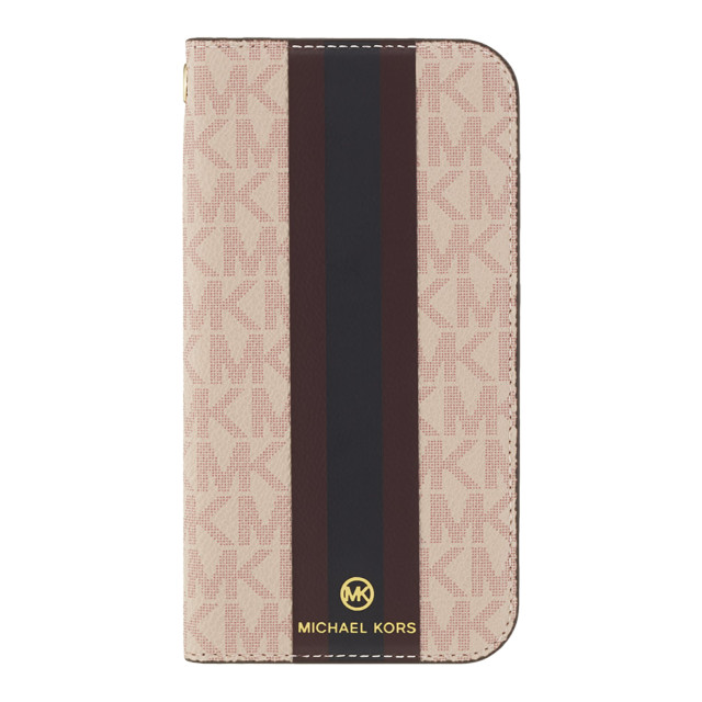 【iPhone12 mini ケース】FOLIO CASE STRIPE with TASSEL CHARM (Ballet)サブ画像