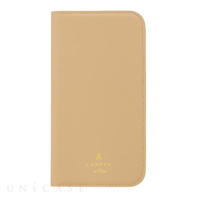 【iPhone12 mini ケース】FOLIO CASE CLASSIC (Beige)