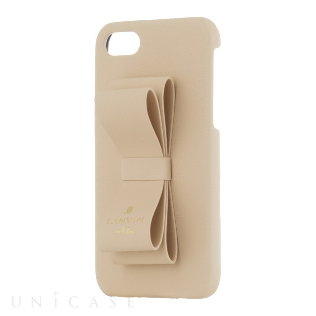 【iPhoneSE(第3/2世代)/8/7 ケース】SLIM WRAP CASE STAND ＆ RING RIBBON (Beige)