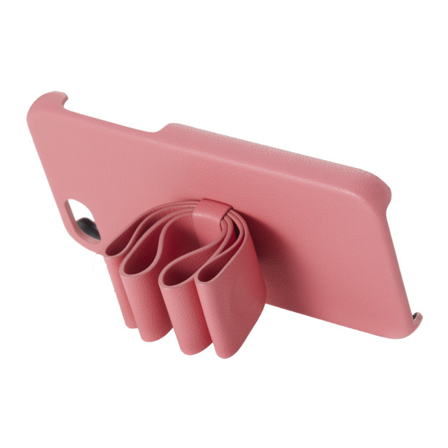 【iPhoneSE(第3/2世代)/8/7 ケース】SLIM WRAP CASE STAND ＆ RING RIBBON (Coral Pink)サブ画像