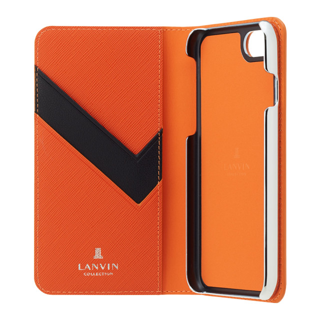 【iPhoneSE(第3/2世代)/8/7 ケース】FOLIO CASE SAFFIANO (Orange)サブ画像