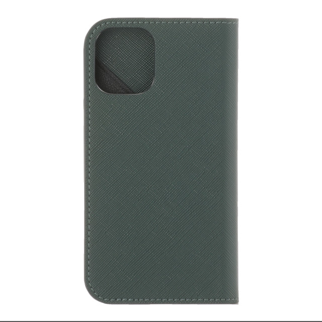 【iPhone12 mini ケース】FOLIO CASE SAFFIANO (Dark Green)サブ画像