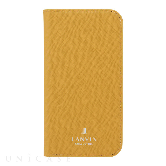 【iPhone12 mini ケース】FOLIO CASE SAFFIANO (Yellow)