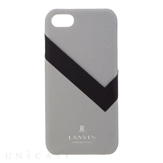 【iPhoneSE(第3/2世代)/8/7 ケース】SLIM WRAP CASE SAFFIANO WRAP (Light Gray)