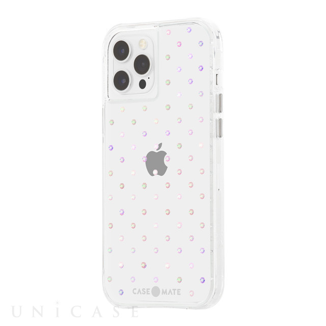 【iPhone12/12 Pro ケース】抗菌・耐衝撃ケース Iridescent Gems