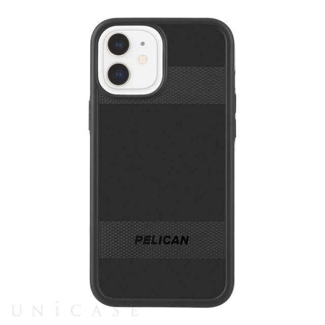 【iPhone12 mini ケース】抗菌・耐衝撃ケース Protector (Black)