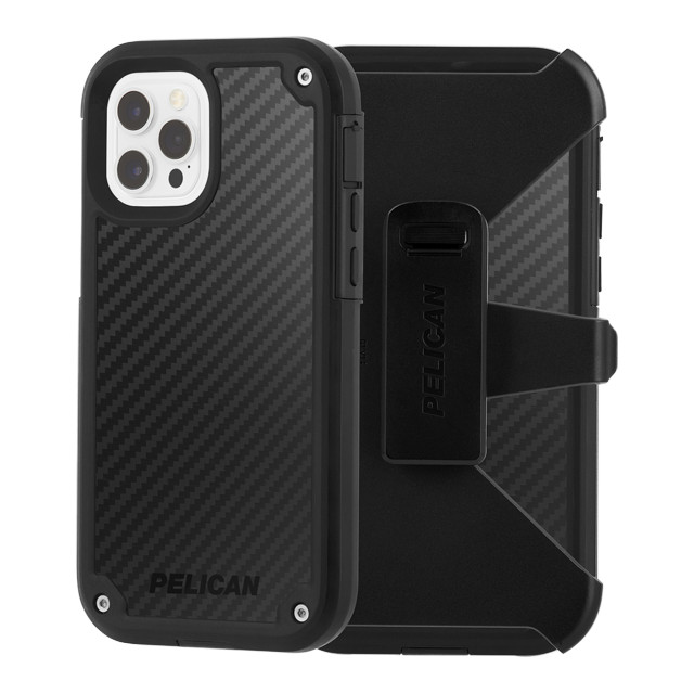 【iPhone12/12 Pro ケース】抗菌・耐衝撃ケース Shield (Black Kevlar)サブ画像