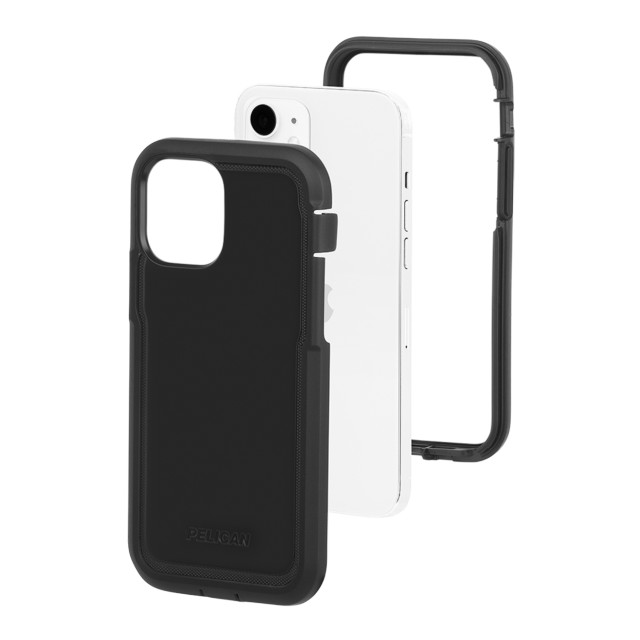 【iPhone12 mini ケース】抗菌・防塵・防滴・耐衝撃ケース Marine Active (Black)サブ画像