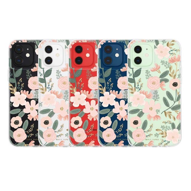 【iPhone12/12 Pro ケース】RIFLE PAPER CO. 抗菌・耐衝撃ケース (Wild Flowers)サブ画像