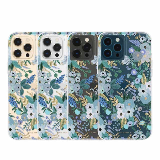 【iPhone12 Pro Max ケース】RIFLE PAPER CO. 抗菌・耐衝撃ケース (Garden Party Blue)サブ画像