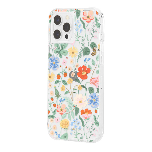 【iPhone12 Pro Max ケース】RIFLE PAPER CO. 抗菌・耐衝撃ケース (Clear Strawberry Fields)goods_nameサブ画像