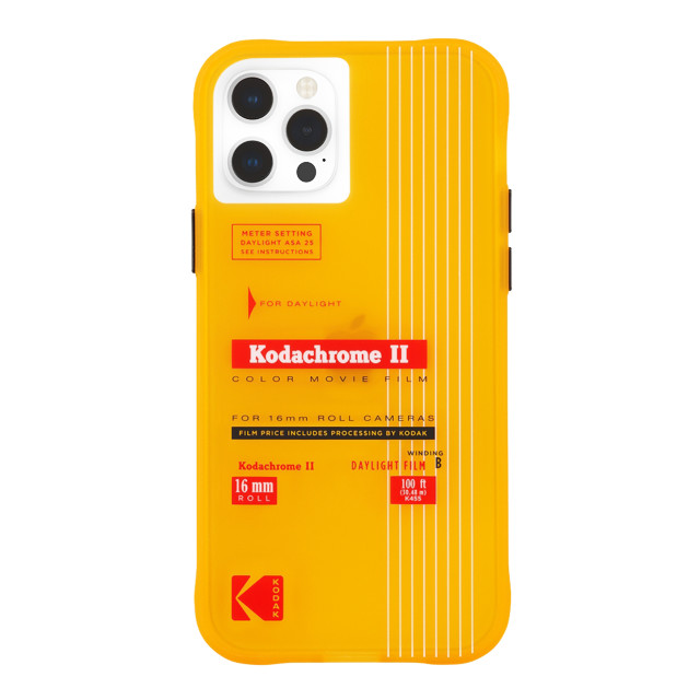 【iPhone12/12 Pro ケース】Kodak 耐衝撃ケース (Vintage Yellow)サブ画像