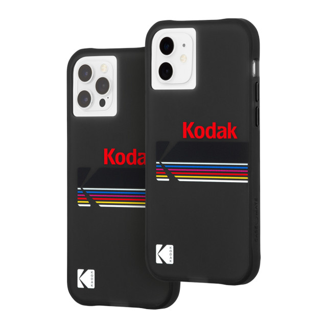 【iPhone12/12 Pro ケース】Kodak 耐衝撃ケース (Matte Black + Shiny Black Logo)goods_nameサブ画像