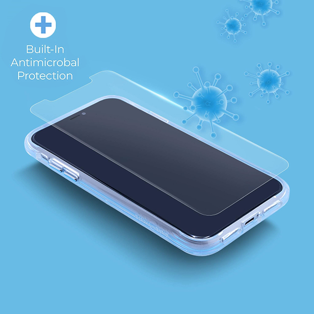 【iPhone12 mini フィルム】抗菌・強化 ウルトラガラスフィルムサブ画像