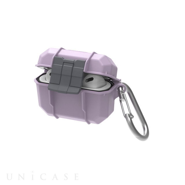 【AirPods Pro(第1世代) ケース】抗菌・防塵・防水・耐衝撃ケース Marine (Mauve Purple)