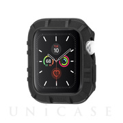 【Apple Watch ケース 44/42mm】抗菌バンパー Protector Bumper (Black) for Apple Watch SE(第2/1世代)/Series6/5/4/3/2/1