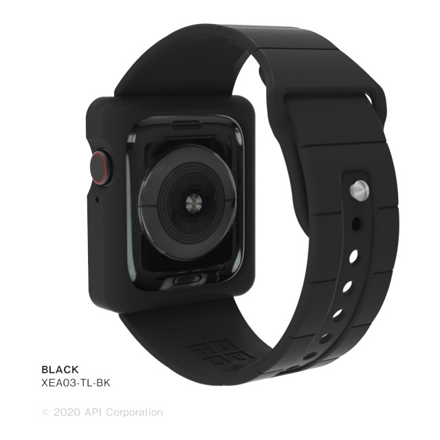 【Apple Watch バンド 44mm】TILE Apple Watch Band Case (BLACK) for Apple Watch  SE(第2/1世代)/Series6/5/4