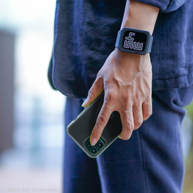 【Apple Watch バンド 44mm】TILE Apple Watch Band Case (NAVY) for Apple Watch  SE(第2/1世代)/Series6/5/4