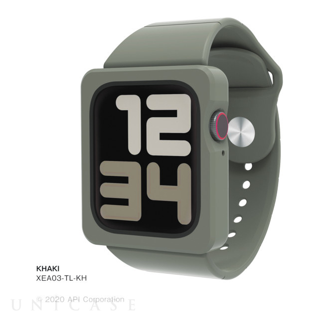 【Apple Watch バンド 44mm】TILE Apple Watch Band Case (KHAKI) for Apple Watch SE(第2/1世代)/Series6/5/4