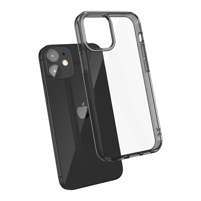 【iPhone12 mini ケース】Hybrid Cushion Case (Crystal Black)サブ画像