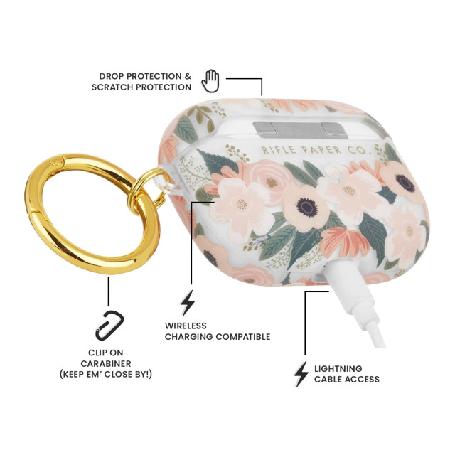 【AirPods Pro(第1世代) ケース】RIFLE PAPER CO. (Wildflowers)goods_nameサブ画像