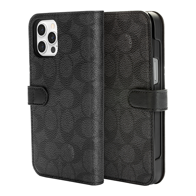 【iPhone12 Pro Max ケース】Folio Case (Signature C Black)サブ画像