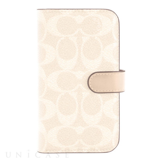 【iPhone12 mini ケース】Folio Case (Signature C Sand)