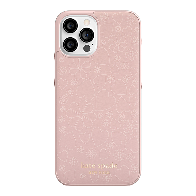 【iPhone12 Pro Max ケース】Wrap Case (Pale Vellum Crumbs/Printed Clover Heart Pattern/Pale Vellum PC/Gold Sticker Logo)goods_nameサブ画像