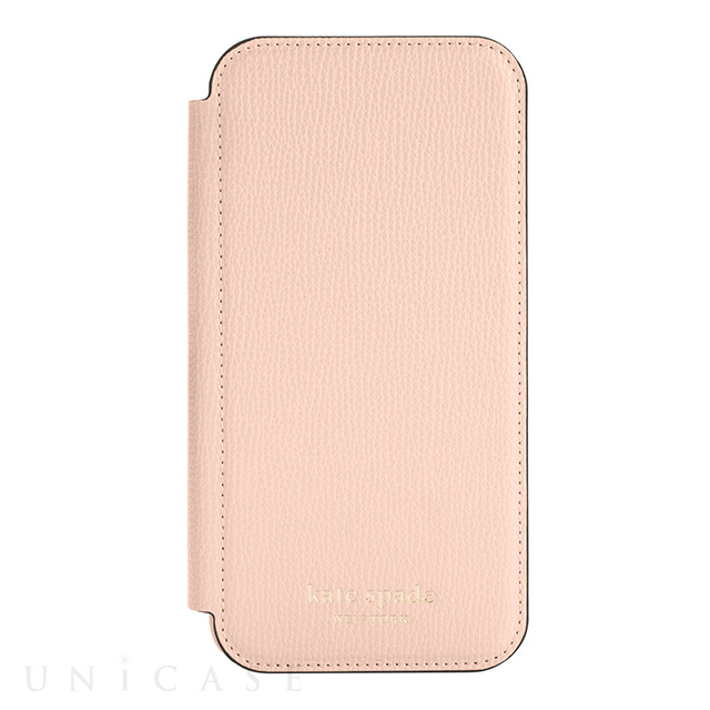 【iPhone12 Pro Max ケース】Folio Case (Pale Vellum Crumbs/Pale Vellum PC/Gold Sticker Logo)