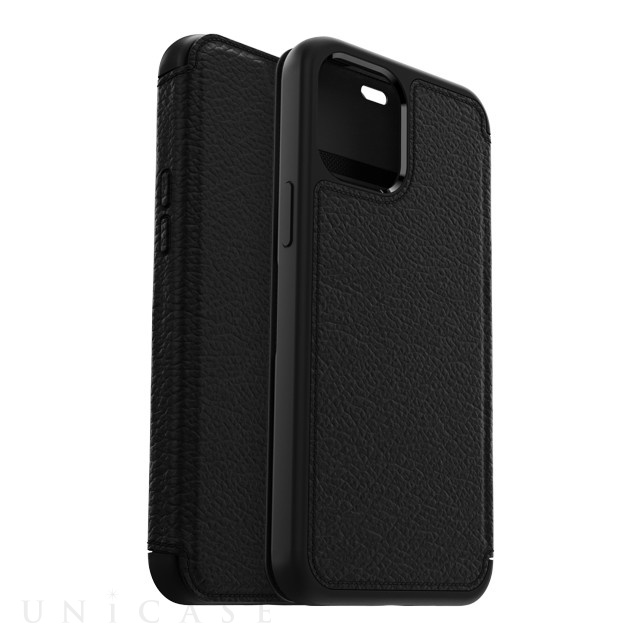 【iPhone12 Pro Max ケース】Symmetry Leather Folio Series (SHADOW)